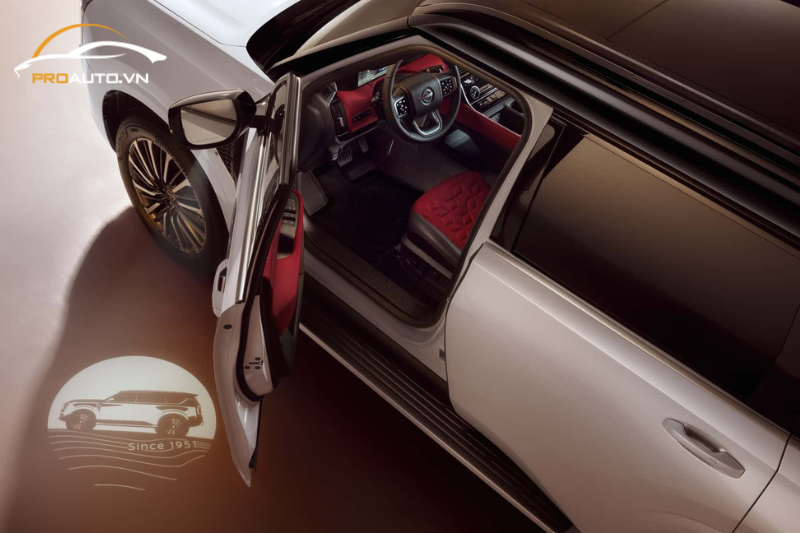 Nội thất xe Nissan Patrol 2025