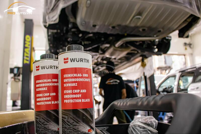 Phủ gầm Wurth cho xe Hyundai Santafe 2024