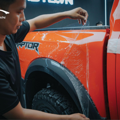 Quy trình dán phim PPF xe Ford Raptor tại PROAUTO.VN