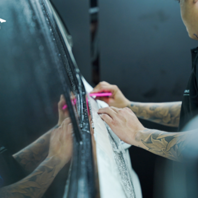 Quy trình dán phim PPF xe Mercedes GLS450 tại PROAUTO.VN