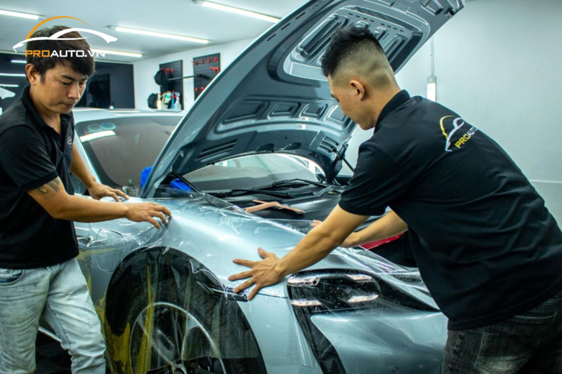 Quy trình dán PPF ô tô chuyên nghiệp tại PROAUTO.VN