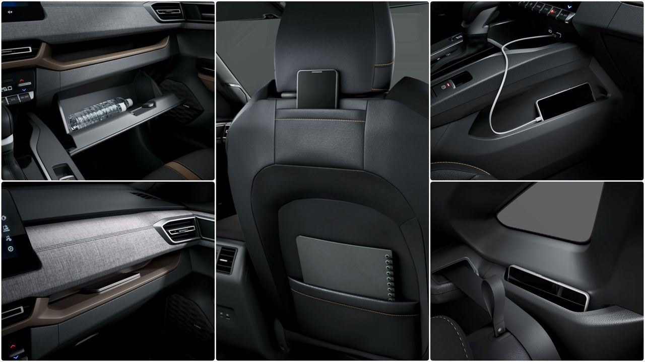 Sạc không dây, cổng USB Type A/Type C, đèn viền nội thất