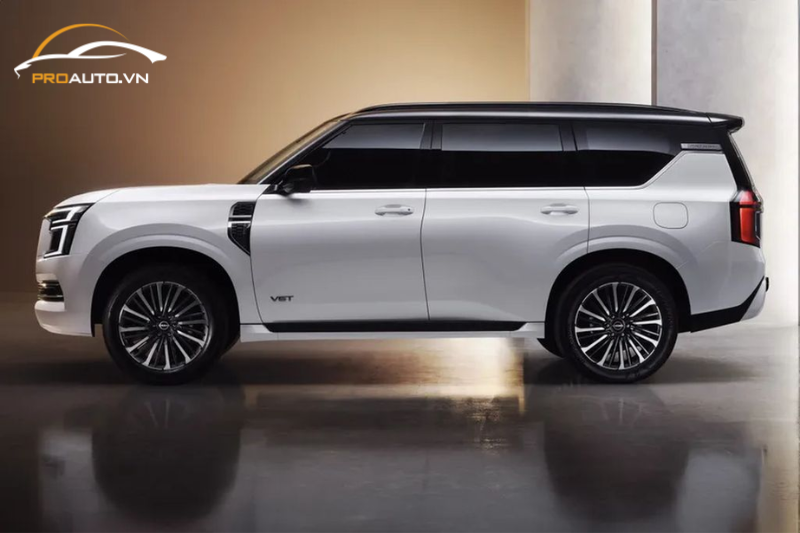 Thân xe Nissan Patrol 2025