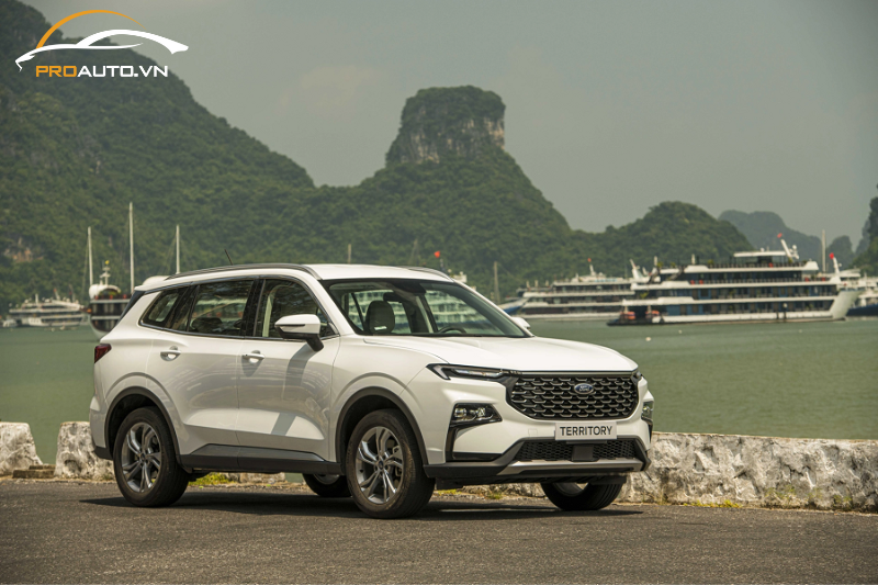Thiết kế thân xe Territory 2024 có bề ngoài hiện đại và trẻ trung