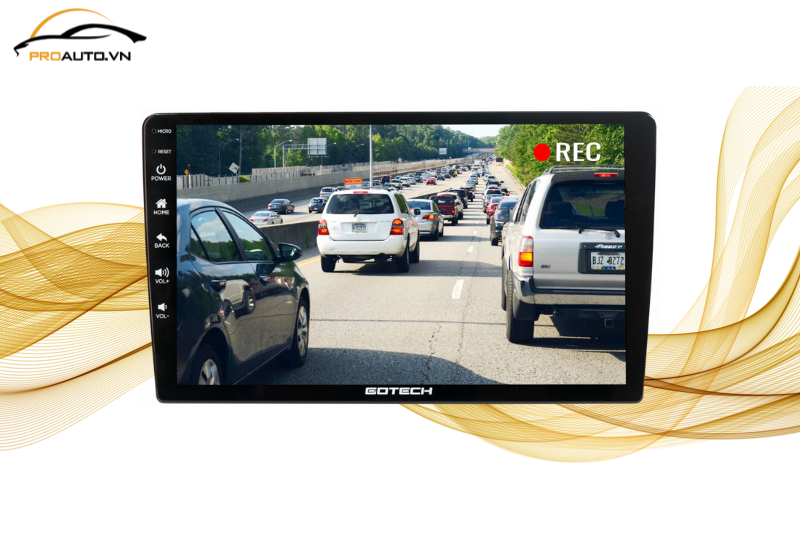 Tích hợp camera hành trình trên màn hình GT11