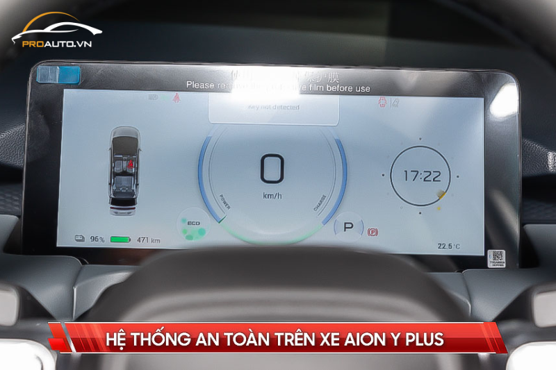 Tính năng an toàn hệ thống giải trí của xe Aion Y Plus 2024