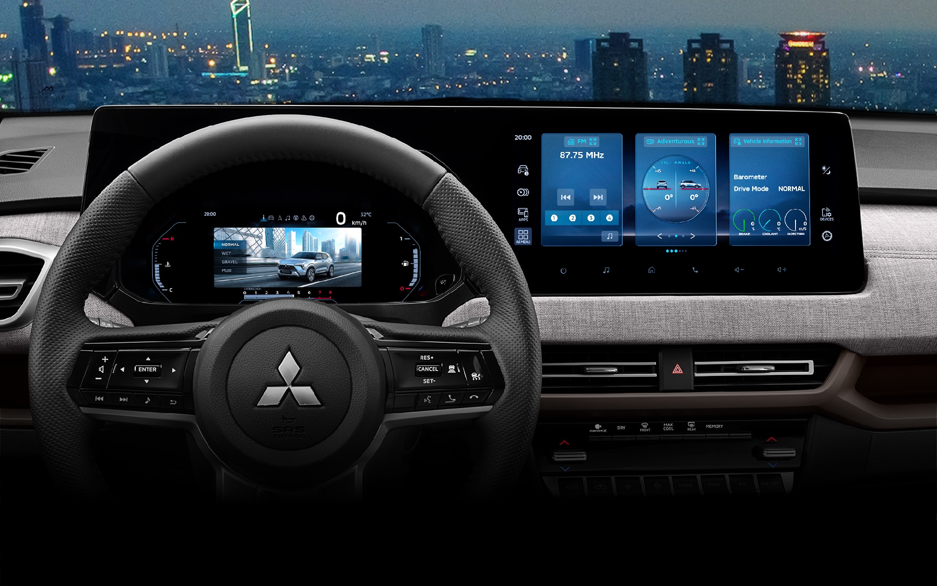 Tính năng tiện ích xe Mitsubishi Xforce 2024