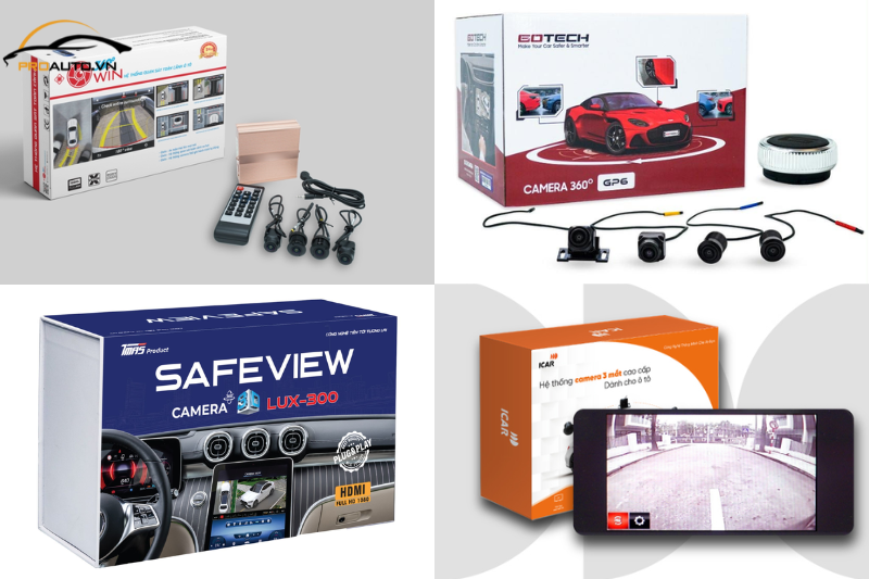 Top 4 camera 360 cho xe Hyundai Santafe 2024