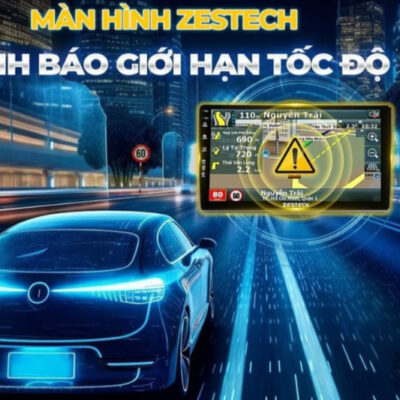 Android box Zestech DX165 tích hợp cảnh báo tốc độ mới
