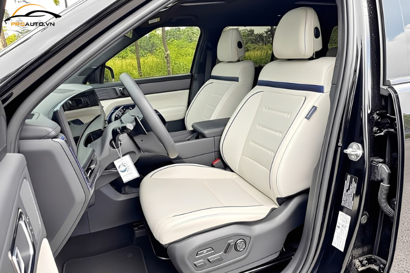 Bọc da ghế xe Hyundai Santafe 2025 với da Simili