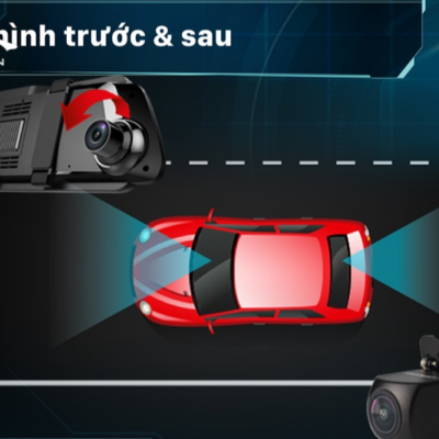Camera ghi hình kép trên camera hành trình Vietmap P2