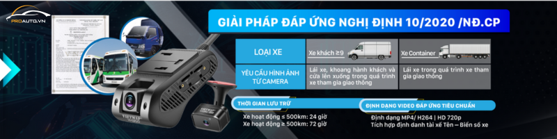 Camera giám sát hành trình trực tuyến hợp chuẩn Nghị Định 10/2020/NĐ-CP