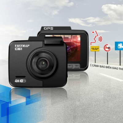 Camera hành trình Vietmap C61 Pro cảnh báo giao thông