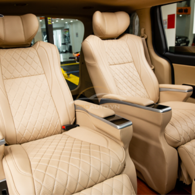 Độ ghế chỉnh điện xe Hyundai Santafe 2025