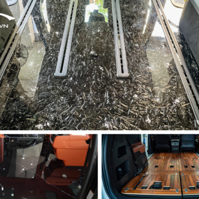 Độ sàn xe ô tô cho xe Hyundai Santafe 2025