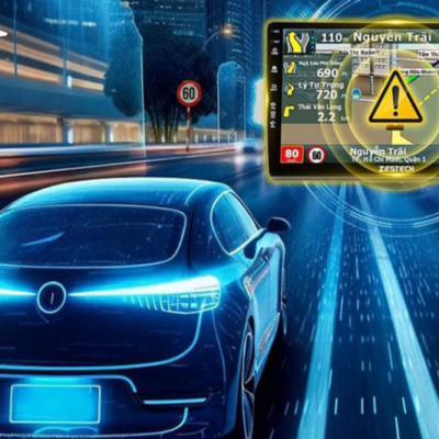 DX265 Plus cảnh báo giới hạn tốc độ và hiển thị mật độ giao thông