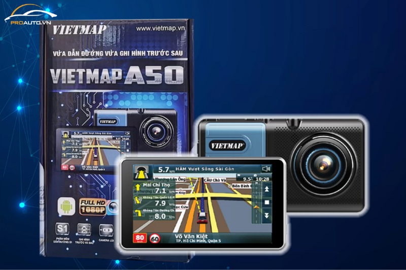 Giới thiệu về camera hành trình Vietmap A50