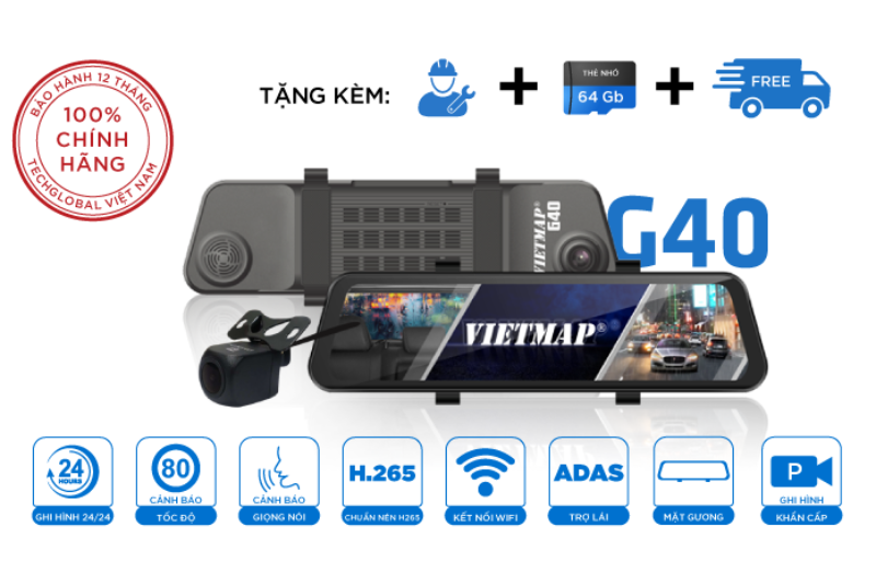 Giới thiệu về camera hành trình Vietmap G40