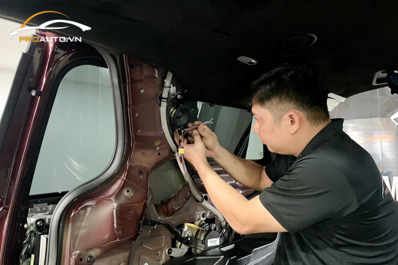 Hệ thống âm thanh mới sẽ được lắp đặt tương thích với cấu trúc xe