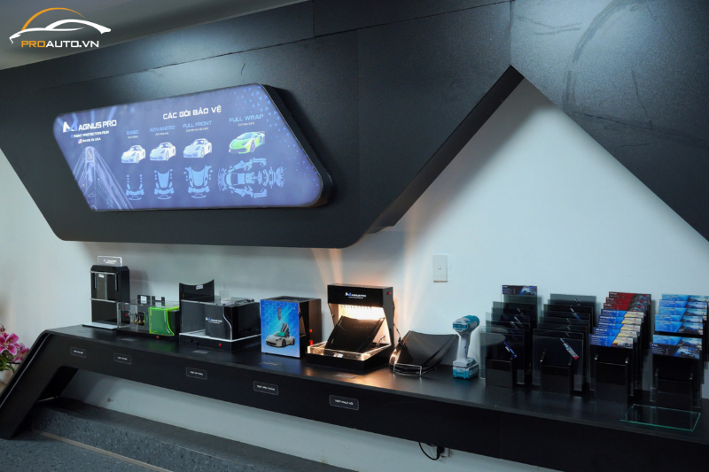 Khu vực test PPF ô tô tại PROAUTO