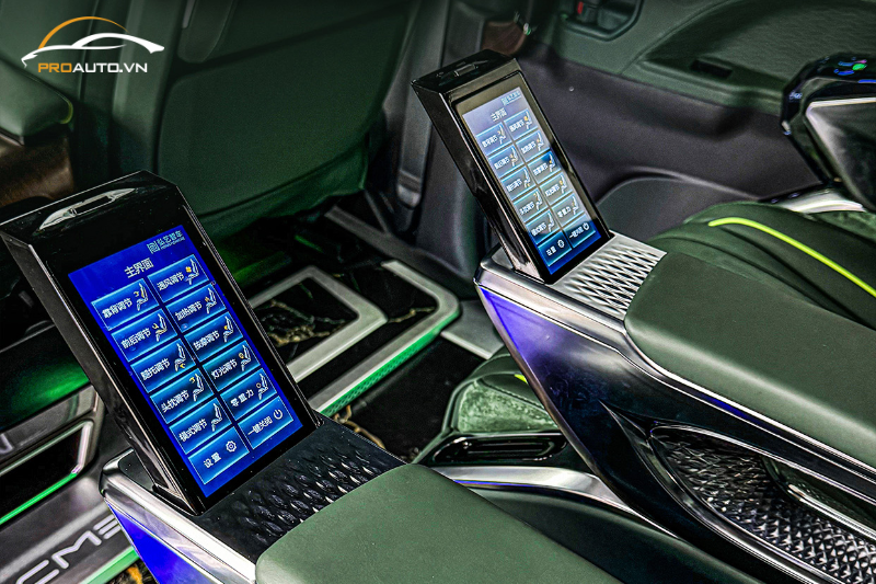 Màn hình điều khiển trượt lên chỉ với một nút chạm