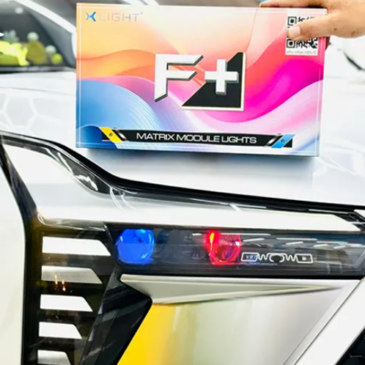 Mitsubishi Xforce 2024 độ đèn bi Laser