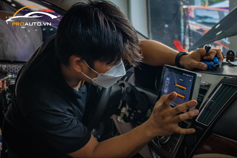 Nâng cấp màn hình Android cho xe hơi
