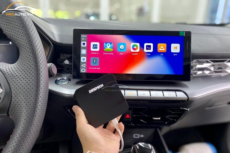 Nâng cấp phụ kiện Android Box xe Mitsubishi Xpander