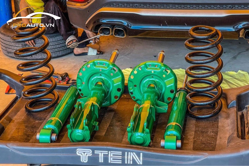 Phụ kiện phuộc Tein Nhật cho xe Santafe 2025