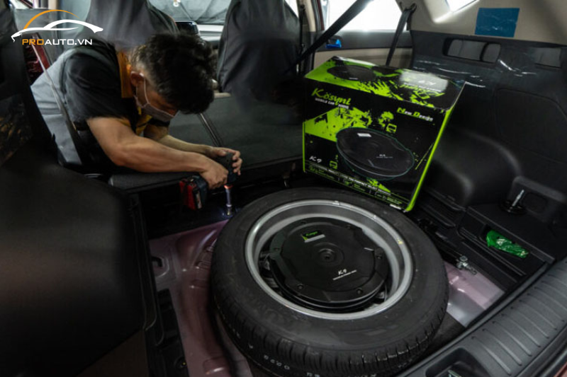 Sub bánh sơ cua trên xe Mitsubishi Xpander