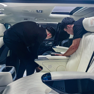 Thi công lắp đặt ghế Limousine SUV cho Xpander