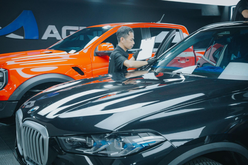 Xế yêu sẽ được kiểm tra KCS sau khi hoàn thành quy trình dán phim