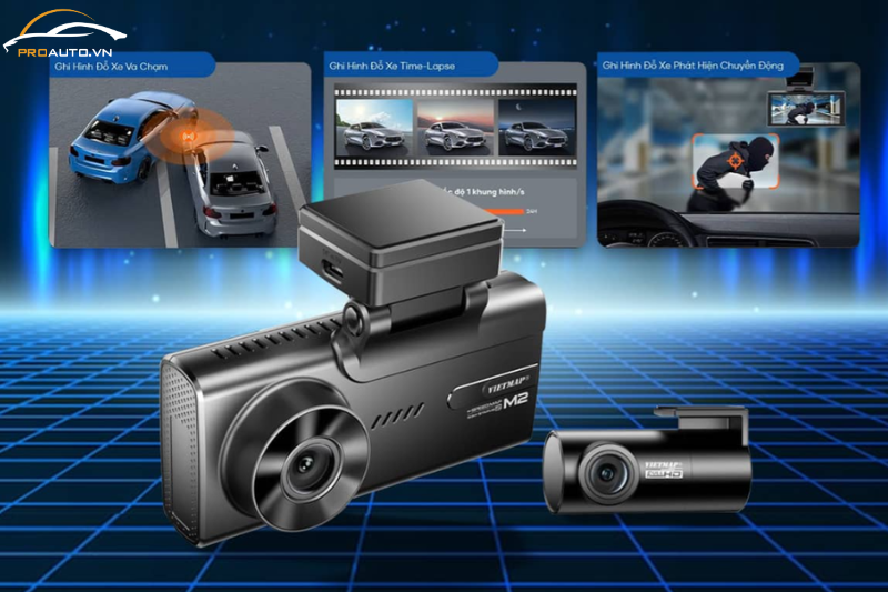 3 chế độ ghi hình thông minh tại camera hành trình Vietmap