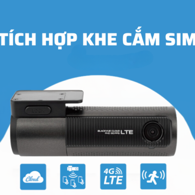 Camera hành Blackvue tích hợp khe cắm sim kết nối 4G