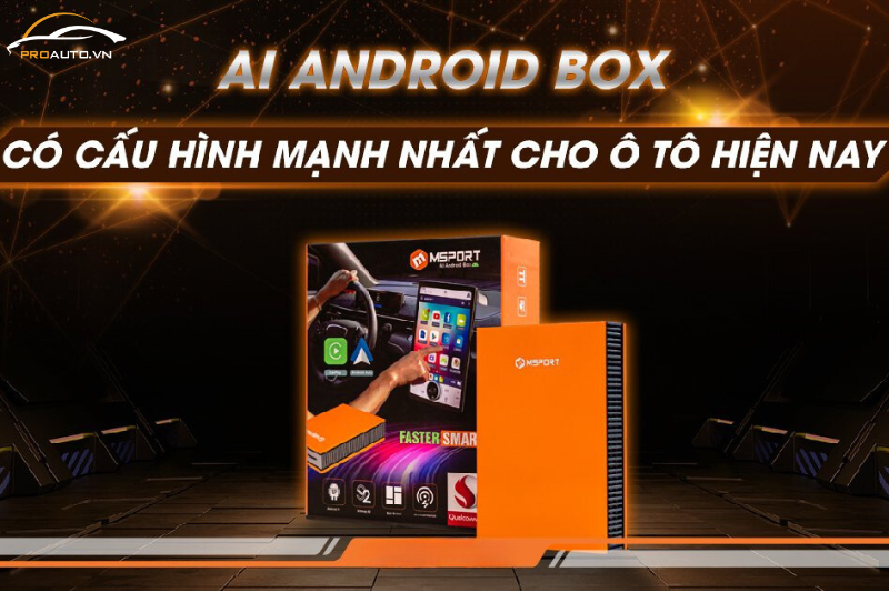 Android Box Msport - Cấu hình mạnh mẽ với bộ vi xử lý thông minh và RAM lớn