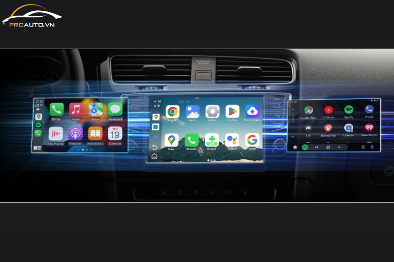 Android Box OTTOAIBOX P3SE trang bị giao diện với dãy LED sáng