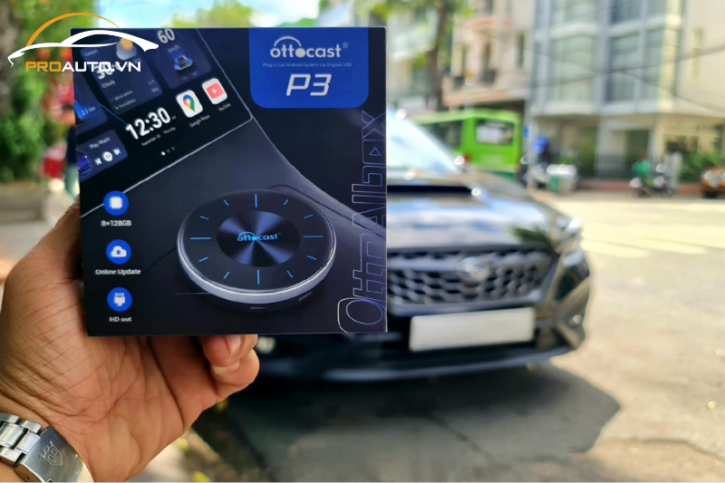 Android Box Ottocast AI P3 hỗ trợ chuyển đổi màn hình nguyên bản