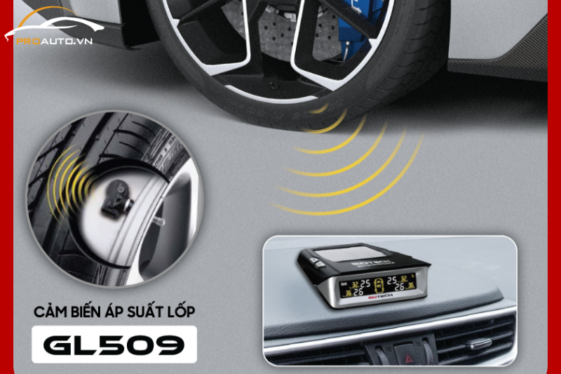 Cảm biến áp suất lốp GOTECH GL509