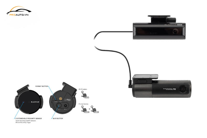 Camera hành trình Blackvue DR750X-2CH DMS LTE PLUS