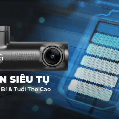 Camera hành trình Vietmap C1 với pin siêu tụ điện