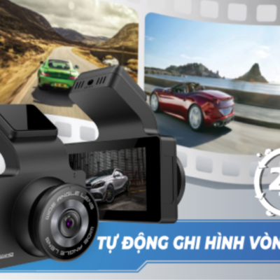 Camera hành trình Vietmap cho phép ghi hình vòng lặp
