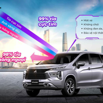 Chống tia UV khi dán phim cách nhiệt xe Mitsubishi Xpander
