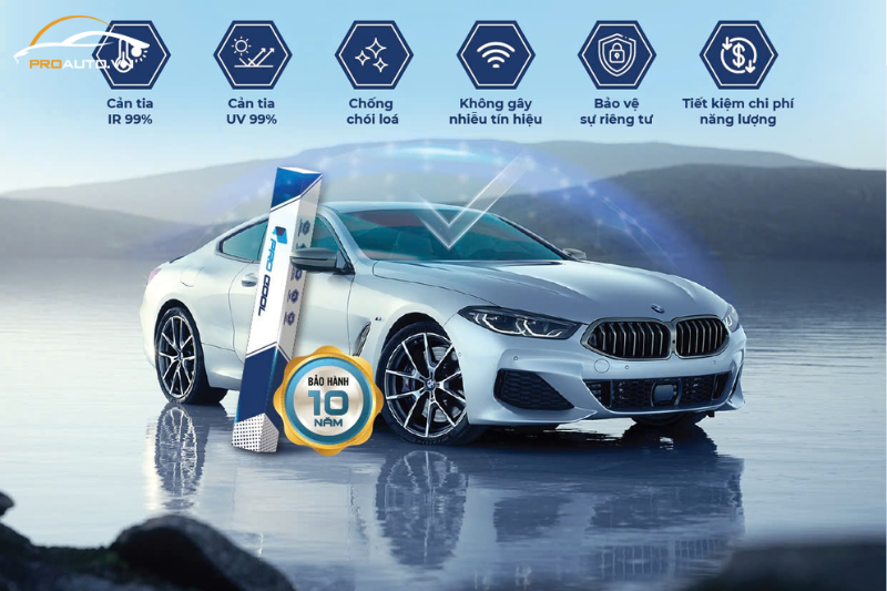 Dán phim cách nhiệt Pro Cool chất lượng trên xe Mitsubishi Xpander