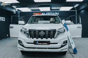 Toyota Prado dán phim cách nhiệt Pro Cool ô tô chính hãng tại Hồ Chí Minh 