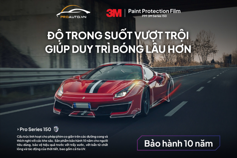 Giá PPF 3M tại HCM Scotchgard Paint Protection Film Pro Serie 150