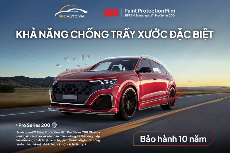 Giá PPF 3M tại HCM Scotchgard Paint Protection Film Pro Series 200