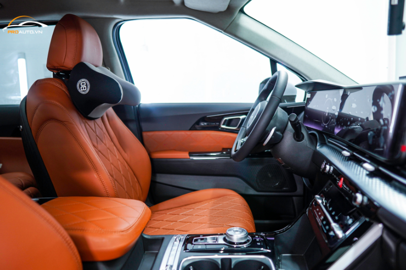 Lựa chọn màu sắc bọc da ghế xe KIA Tasman 2025