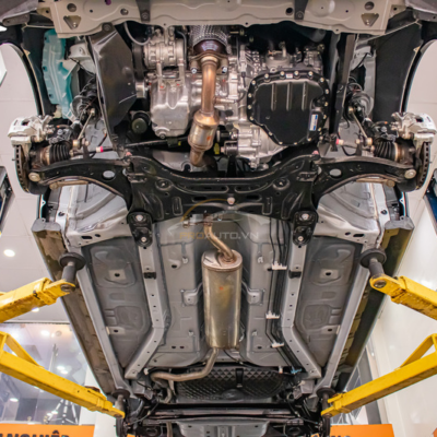 Thi công phủ gầm xe Mitsubishi Xpander tại PROAUTO.VN