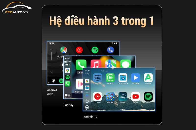 Tiện ích đa năng 3 trong 1 Android Box Bravigo