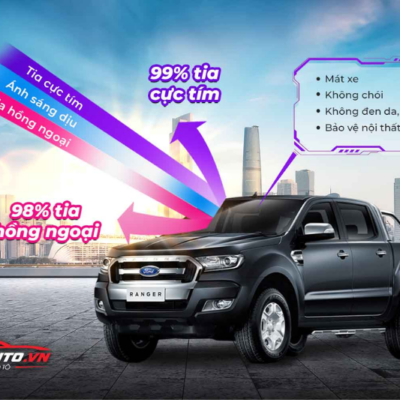 Vì sao nên dán phim cách nhiệt xe Ford Ranger?